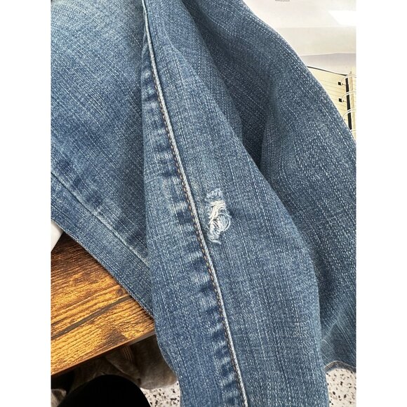 Lucky Brand Denim Jeans Size 32/32 410 Athletic Slim Leg Blue Cotton Medium Wash - Picture 5 of 13